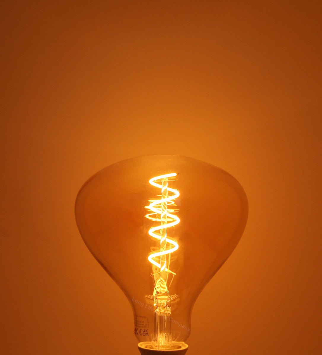 LED Vintage Classic Filament Light Bulb Gold Glass Tear Drop 4w E27 Coil - Energy Light Bulbs - Free delivery on all orders