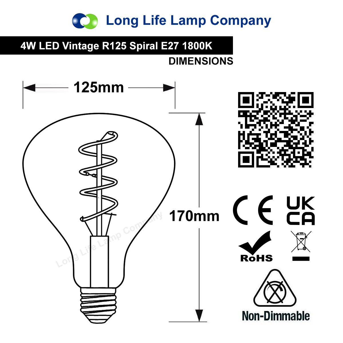 LED Vintage Classic Filament Light Bulb Gold Glass Tear Drop 4w E27 Coil - Energy Light Bulbs - Free delivery on all orders