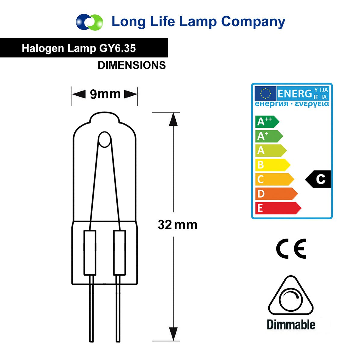 M75 GY6.35Halogen 35w 12v - Energy Light Bulbs - Free delivery on all orders