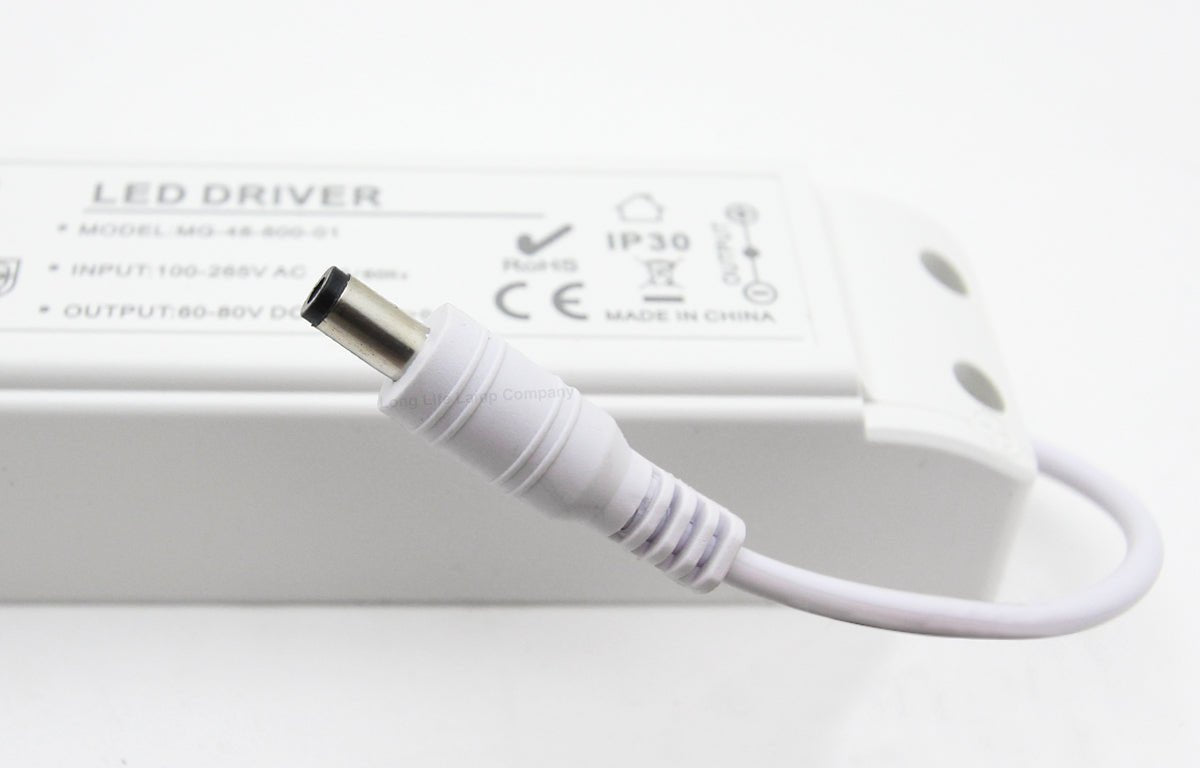Male Connector LED Driver Replacement Power Supply Unit for LED Panel 48W - Energy Light Bulbs - Free delivery on all orders