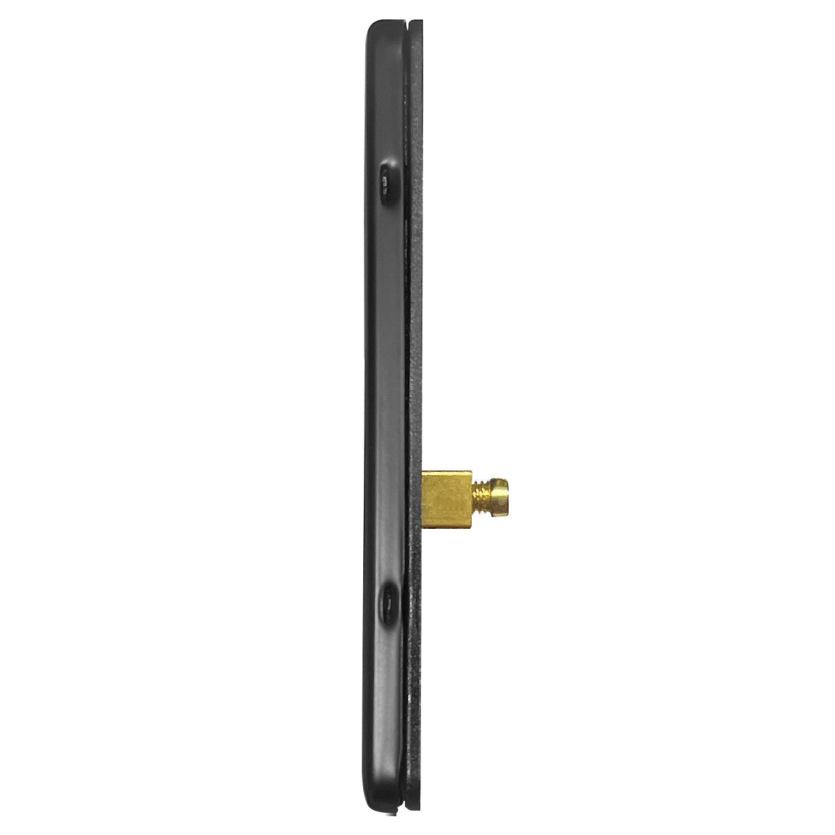 Matt Black 1 Gang Single Blanking Plate Screwless BL401 - Energy Light Bulbs - Free delivery on all orders