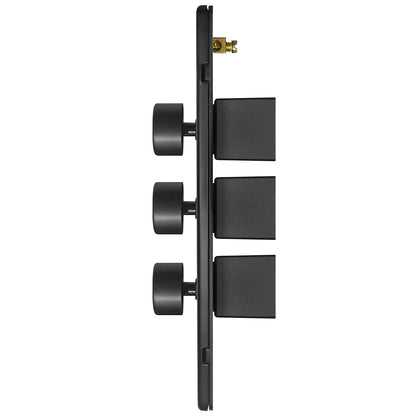 Matt Black 3 Gang 2 Way LED Dimmer Switch 3x100W - Energy Light Bulbs - Free delivery on all orders
