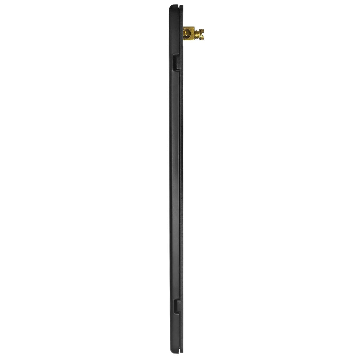 Matt Black Double 2 Gang Blanking Plate Screwless BL402 - Energy Light Bulbs - Free delivery on all orders
