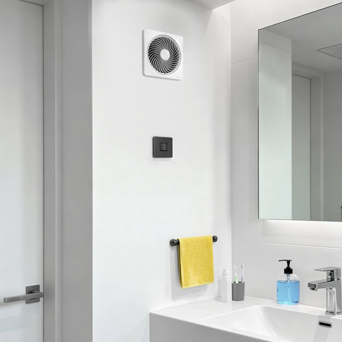 Matt Black Fan Isolator Switch 10A Triple Pole BL311 - Energy Light Bulbs - Free delivery on all orders