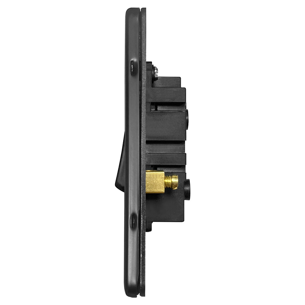 Matt Black Fan Isolator Switch 10A Triple Pole BL311 - Energy Light Bulbs - Free delivery on all orders