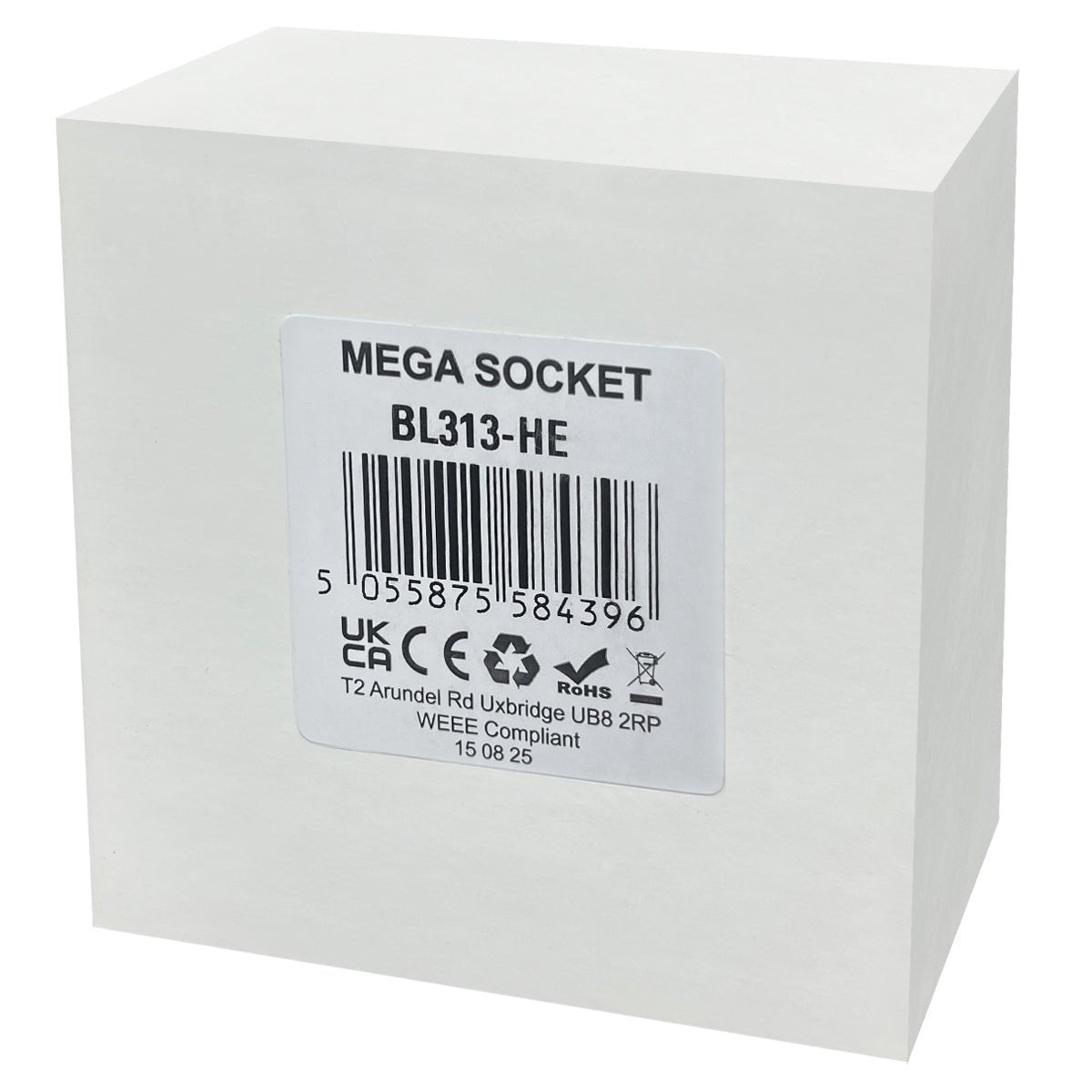 Matt Black Intermediate Light Switch 1 Gang 10A BL313 - Energy Light Bulbs - Free delivery on all orders