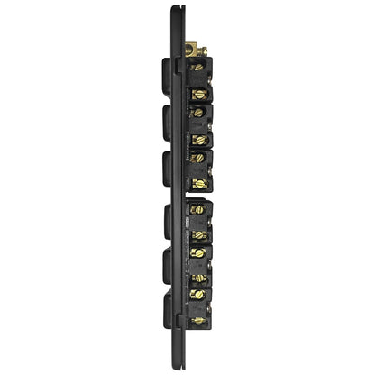 Matt Black Light Switch 6 Gang 2 Way Screwless BL310 - Energy Light Bulbs - Free delivery on all orders
