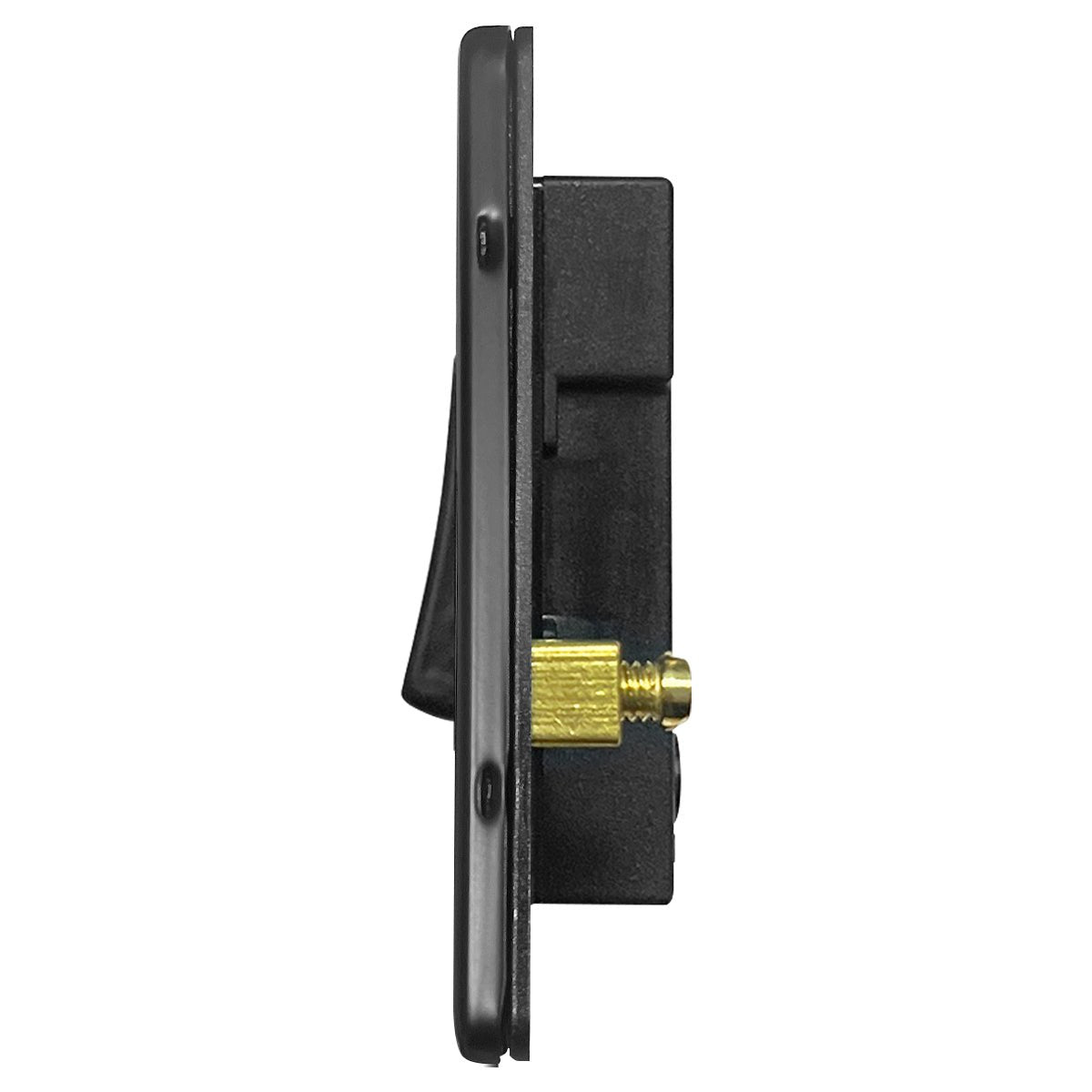 Matt Black Single Light Switch 1 Gang 2 Way Screwless BL302 - Energy Light Bulbs - Free delivery on all orders
