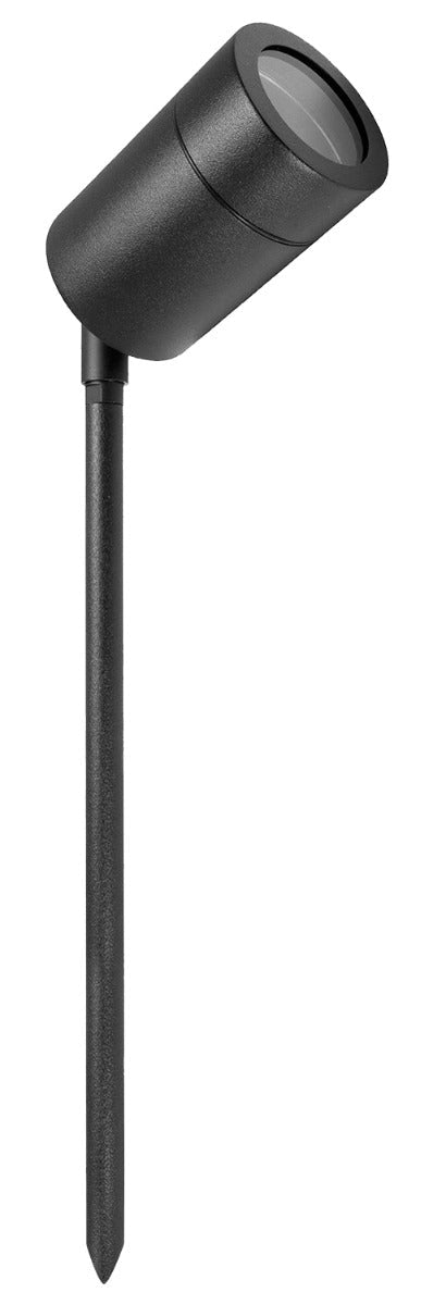 Matt Black Stainless Steel Garden Spike light Adjustable Outdoor Spike 240v - Energy Light Bulbs - Free delivery on all orders