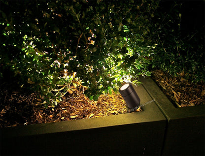 Matt Black Stainless Steel Garden Spike light Adjustable Outdoor Spike 240v - Energy Light Bulbs - Free delivery on all orders