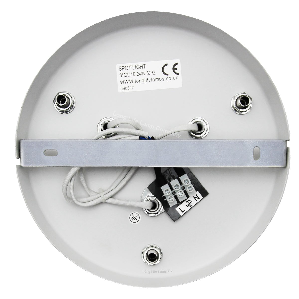Matt White 3 Way Adjustable Eyeball Ceiling Spotlight GU10 - Energy Light Bulbs - Free delivery on all orders