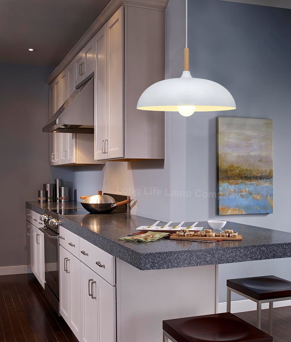 Metal Ceiling Pendant Shade - Energy Light Bulbs - Free delivery on all orders