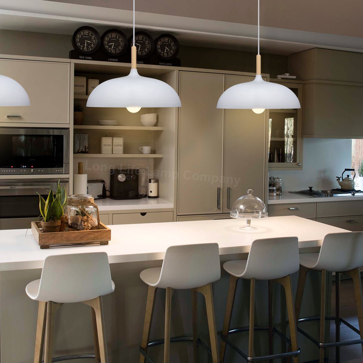 Metal Ceiling Pendant Shade - Energy Light Bulbs - Free delivery on all orders