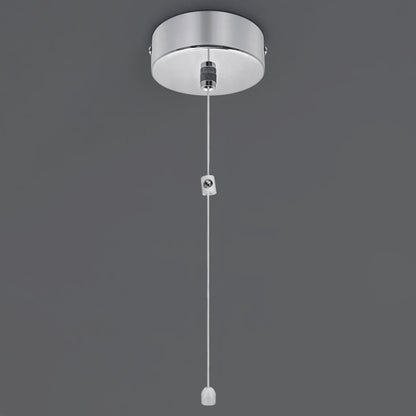 Metal Ceiling Pull Cord Light Switch 1 Way 6A Chrome - Energy Light Bulbs - Free delivery on all orders