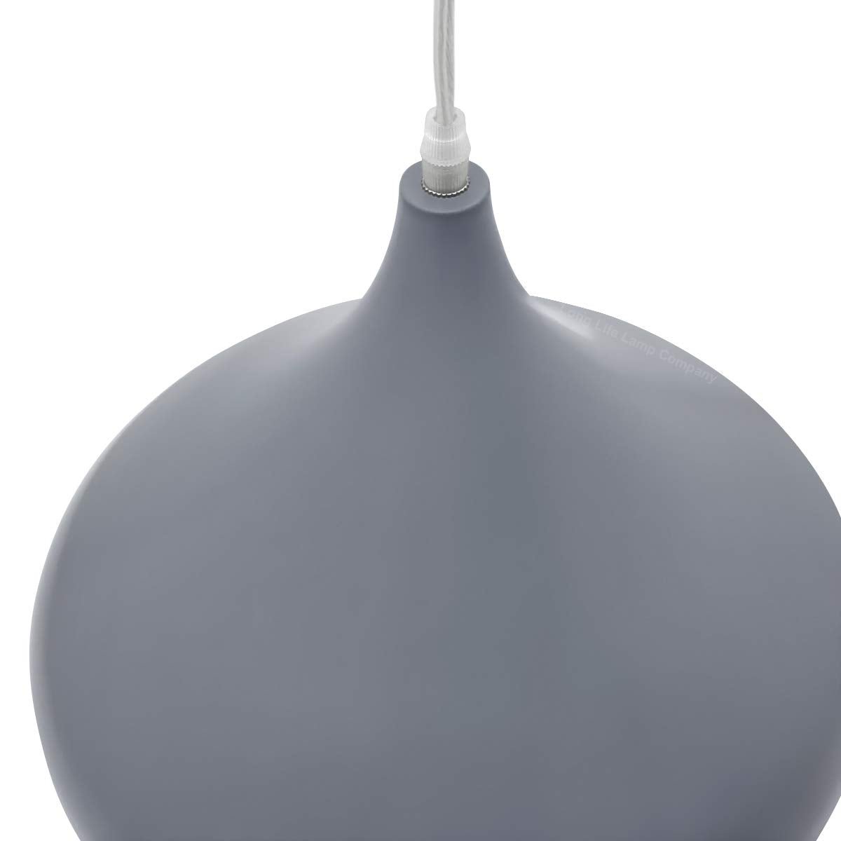Metal Grey White Ceiling Light Shade Modern Contemporary - Energy Light Bulbs - Free delivery on all orders