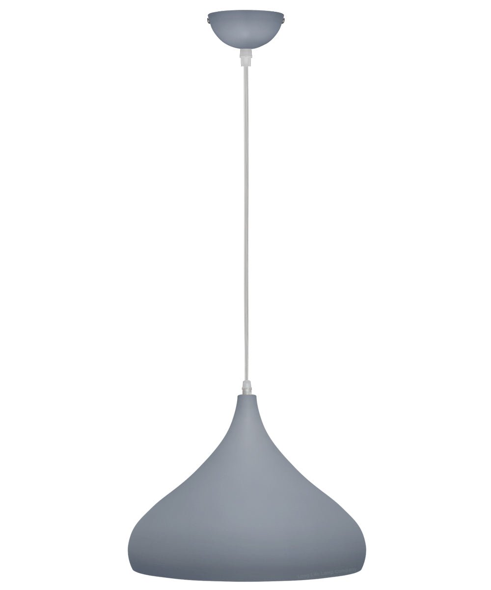 Metal Grey White Ceiling Light Shade Modern Contemporary - Energy Light Bulbs - Free delivery on all orders