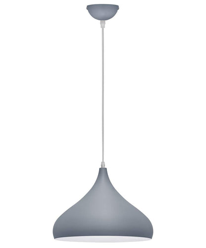 Metal Grey White Ceiling Light Shade Modern Contemporary - Energy Light Bulbs - Free delivery on all orders