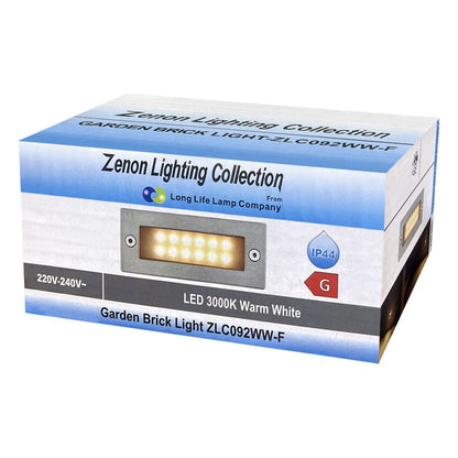Mini 1.5w LED Warm White Outdoor Recessed Brick Light IP44 - Energy Light Bulbs - Free delivery on all orders