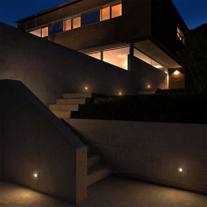 Mini LED Brick Light Outdoor Step Wall Light Square IP54 Warm White - Energy Light Bulbs - Free delivery on all orders
