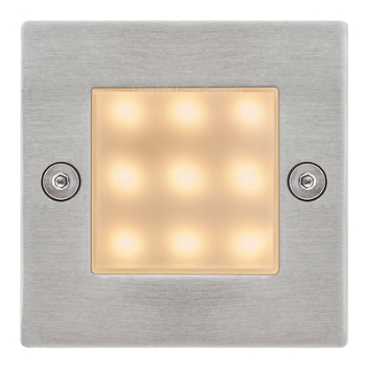 Mini LED Brick Light Outdoor Step Wall Light Square IP54 Warm White - Energy Light Bulbs - Free delivery on all orders
