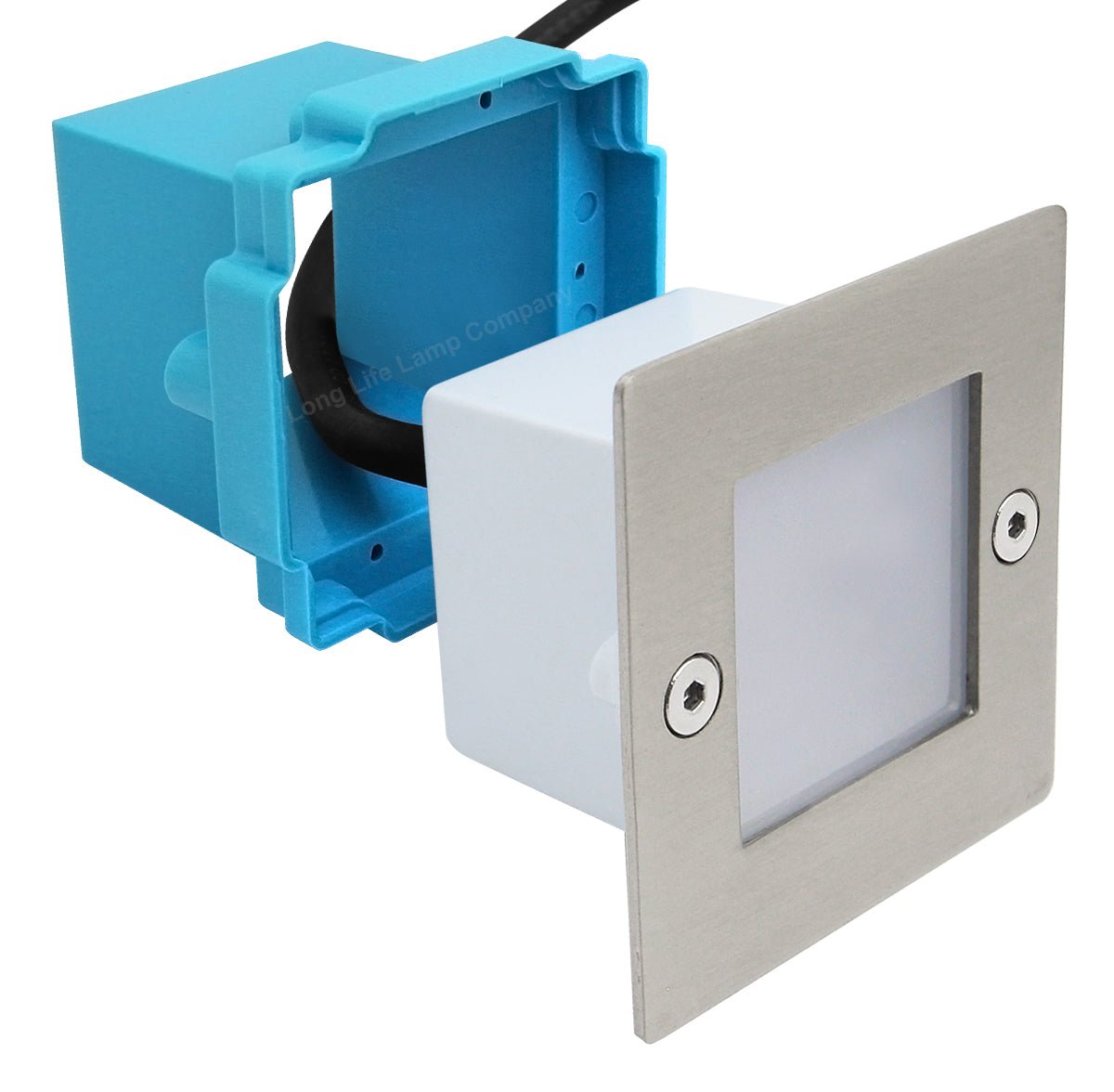 Mini LED Brick Light Outdoor Step Wall Light Square IP54 Warm White - Energy Light Bulbs - Free delivery on all orders
