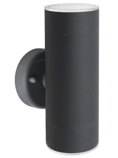 Modern 11W LED Double Outdoor Wall Light Black Warm White - Energy Light Bulbs - Free delivery on all orders
