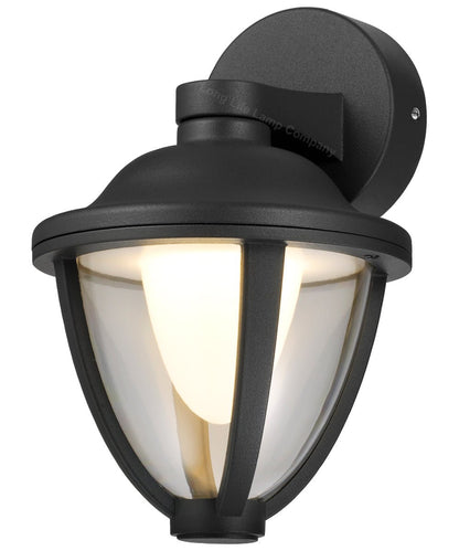 Modern 12W Black LED Outdoor Wall Light Warm White Garden Light - Energy Light Bulbs - Free delivery on all orders