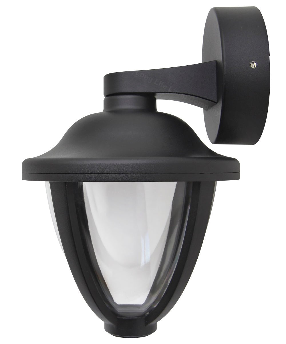 Modern 12W Black LED Outdoor Wall Light Warm White Garden Light - Energy Light Bulbs - Free delivery on all orders