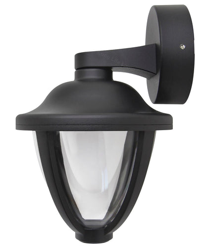 Modern 12W Black LED Outdoor Wall Light Warm White Garden Light - Energy Light Bulbs - Free delivery on all orders