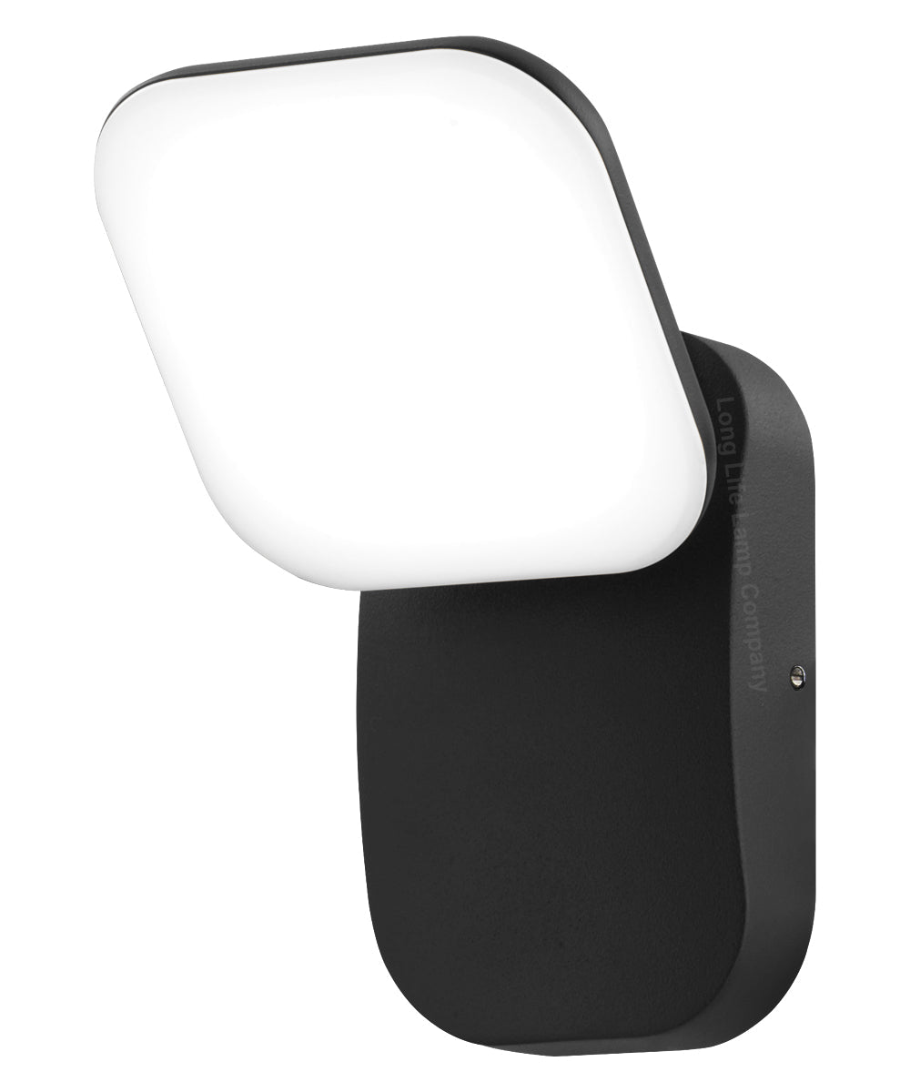 Modern 12W LED Black Outdoor Wall Light Adjustable Cool White - Energy Light Bulbs - Free delivery on all orders