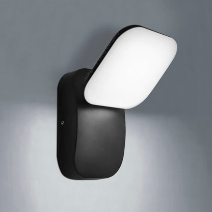 Modern 12W LED Black Outdoor Wall Light Adjustable Cool White - Energy Light Bulbs - Free delivery on all orders