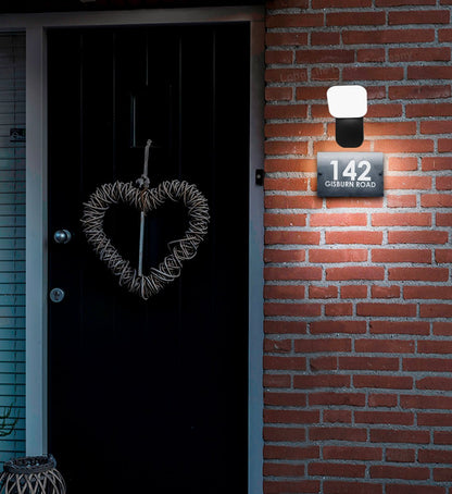 Modern 12W LED Black Outdoor Wall Light Adjustable Cool White - Energy Light Bulbs - Free delivery on all orders