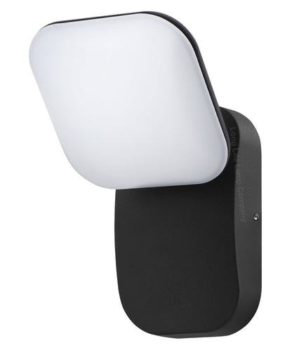 Modern 12W LED Black Outdoor Wall Light Adjustable Cool White - Energy Light Bulbs - Free delivery on all orders