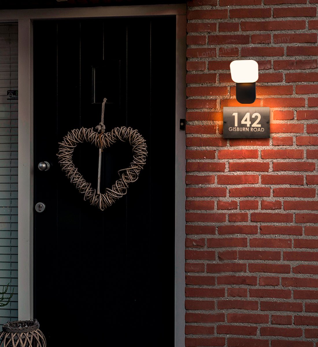 Modern 12W LED Black Outdoor Wall Light Adjustable Warm White - Energy Light Bulbs - Free delivery on all orders