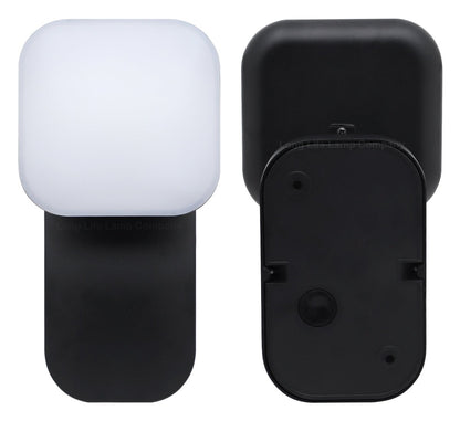 Modern 12W LED Black Outdoor Wall Light Adjustable Warm White - Energy Light Bulbs - Free delivery on all orders