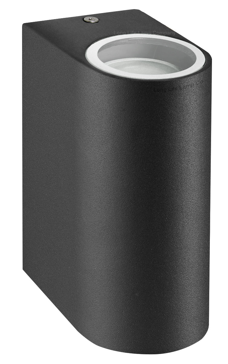 Modern Black Outdoor Wall Light Up Down Garden luminare - Energy Light Bulbs - Free delivery on all orders