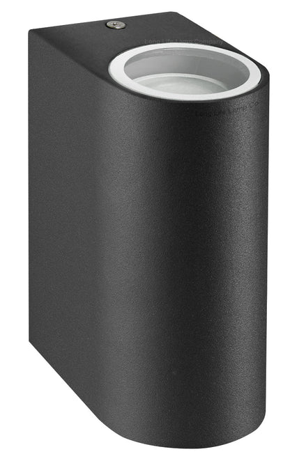 Modern Black Outdoor Wall Light Up Down Garden luminare - Energy Light Bulbs - Free delivery on all orders