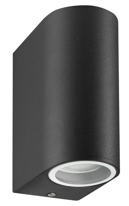Modern Black Outdoor Wall Light Up Down Garden luminare - Energy Light Bulbs - Free delivery on all orders