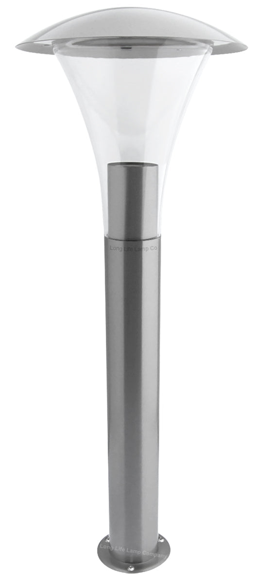 Modern Bollard Garden Lamp Post Stainless Steel Outdoor Light - Energy Light Bulbs - Free delivery on all orders