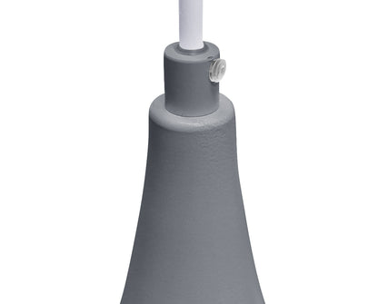 Modern Ceiling Pendant Droplet Light Shade Grey Finish Fine Metal - Energy Light Bulbs - Free delivery on all orders