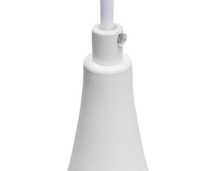 Modern Ceiling Pendant Droplet Light Shade White Finish Fine Metal - Energy Light Bulbs - Free delivery on all orders