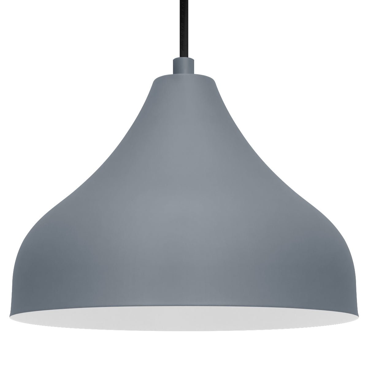 Modern Ceiling Pendant Light Dome Grey Mini Lamp Shade - Energy Light Bulbs - Free delivery on all orders
