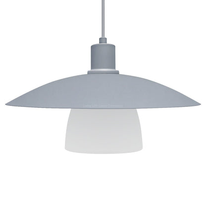 Modern Ceiling Pendant Light Grey Frosted Glass - Energy Light Bulbs - Free delivery on all orders