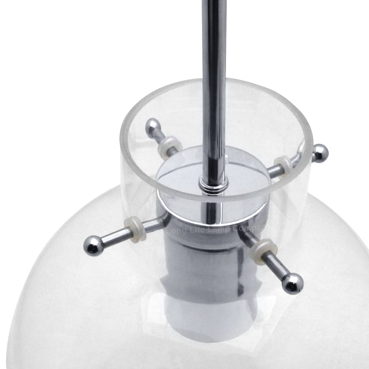 Modern Clear Glass Globe Ceiling Pendant Light Ball Lamp Shade - Energy Light Bulbs - Free delivery on all orders