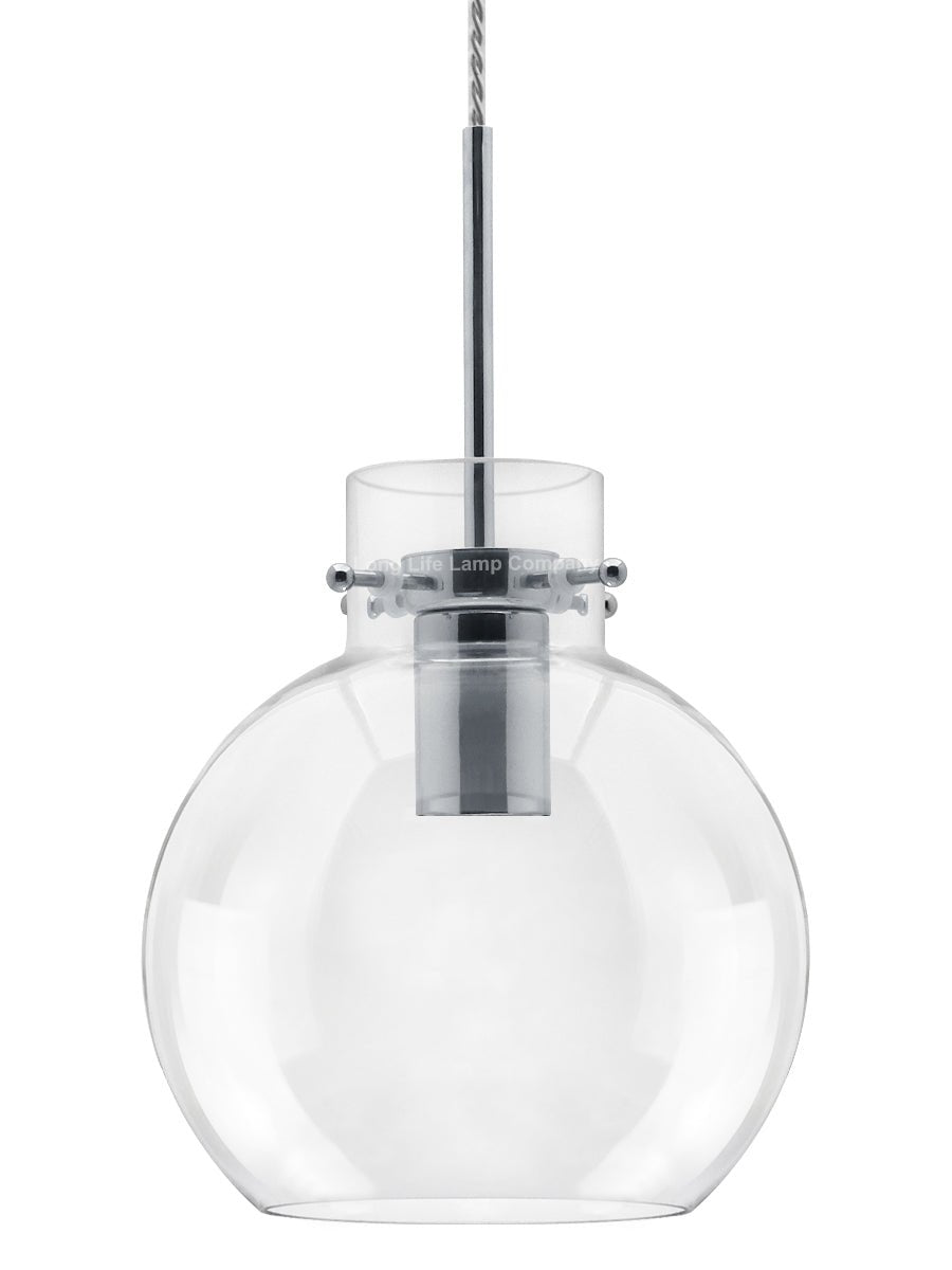Modern Clear Glass Globe Ceiling Pendant Light Ball Lamp Shade - Energy Light Bulbs - Free delivery on all orders