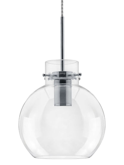 Modern Clear Glass Globe Ceiling Pendant Light Ball Lamp Shade - Energy Light Bulbs - Free delivery on all orders