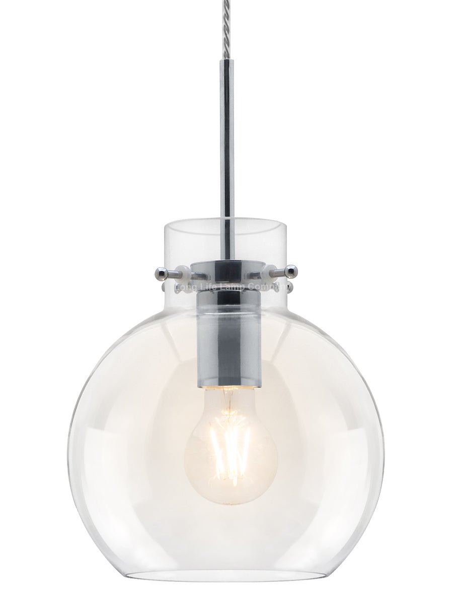 Modern Clear Glass Globe Ceiling Pendant Light Ball Lamp Shade - Energy Light Bulbs - Free delivery on all orders