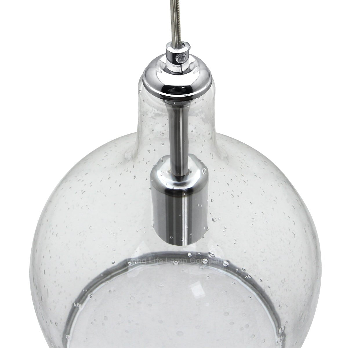 Modern Clear Transparent Glass Ceiling Pendant Shade Bell Bubble Effect - Energy Light Bulbs - Free delivery on all orders