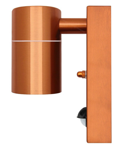 Modern Copper Outdoor Wall Light PIR Movement Sensor Detector IP65 - Energy Light Bulbs - Free delivery on all orders