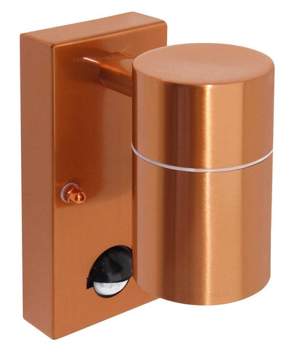 Modern Copper Outdoor Wall Light PIR Movement Sensor Detector IP65 - Energy Light Bulbs - Free delivery on all orders